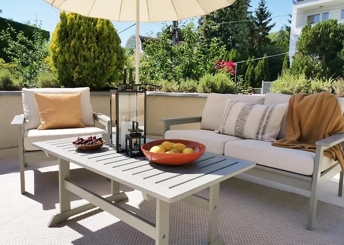 Grand Terrace With Ac & Heating Apartament
