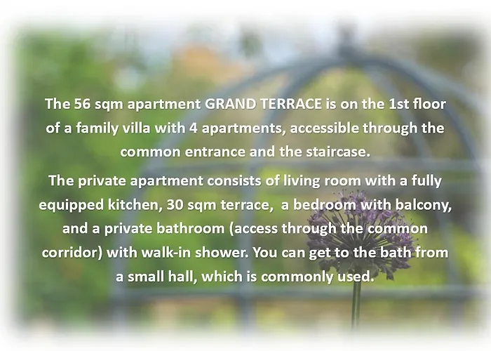 Apartament Grand Terrace With Ac & Heating *